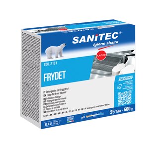 Tablete za čiščenje cvrtnikov SANITEC Frydet 25 tablet