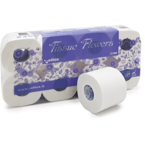 Toaletni papir CELTEX Tissue Flowers 8 rol